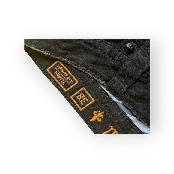 Rock Revival Tilden Alternative Black Jeans Metal Studs Buttons and Rivets 38" - Picture 6 of 7